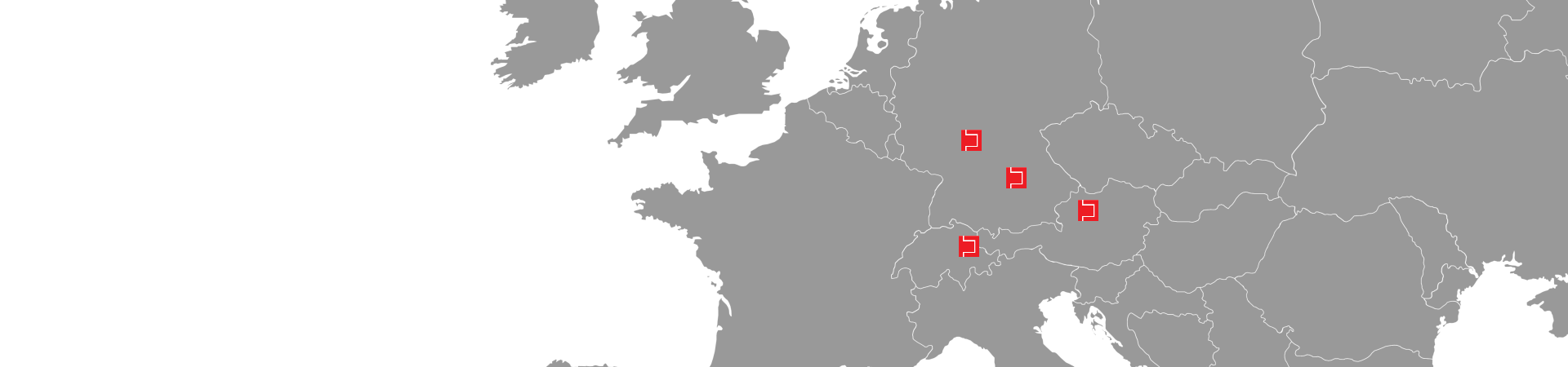 Unsere Standorte in der DACH-Region