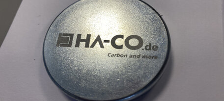 HA-CO Carbon GmbH Laser Beschriftung Logo